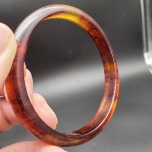Bakelite Bangle Rootbear Brown Vintage